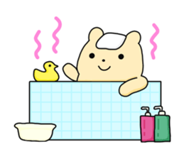 The sticker of "a kuma-san". sticker #12153066