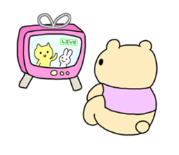 The sticker of "a kuma-san". sticker #12153068