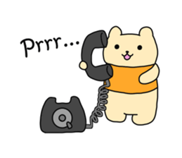 The sticker of "a kuma-san". sticker #12153074