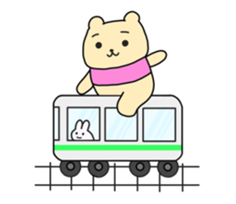 The sticker of "a kuma-san". sticker #12153080