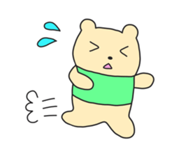 The sticker of "a kuma-san". sticker #12153082