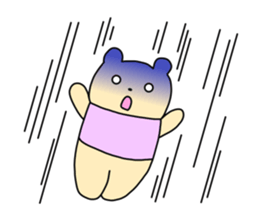 The sticker of "a kuma-san". sticker #12153084