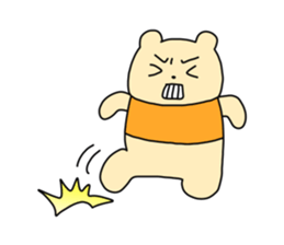 The sticker of "a kuma-san". sticker #12153085