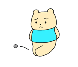 The sticker of "a kuma-san". sticker #12153086