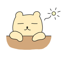 The sticker of "a kuma-san". sticker #12153088