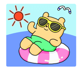 The sticker of "a kuma-san". sticker #12153091