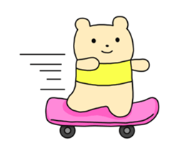 The sticker of "a kuma-san". sticker #12153092