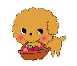 My toy poodle RAMUchan2 annual events sticker #12153154