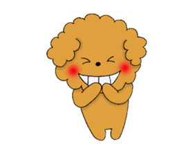 My toy poodle RAMUchan2 annual events sticker #12153157