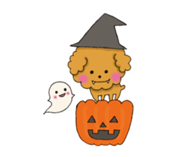 My toy poodle RAMUchan2 annual events sticker #12153175