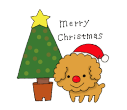 My toy poodle RAMUchan2 annual events sticker #12153177