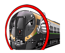 Japanese Train(Japanese Langage) sticker #12153812
