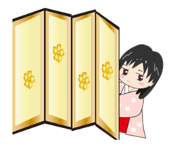 Heian girl sticker #12153919