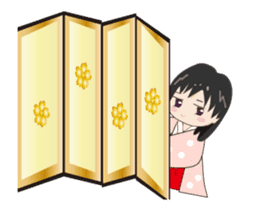 Heian girl sticker #12153919