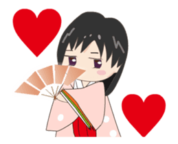Heian girl sticker #12153921