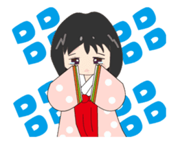 Heian girl sticker #12153922