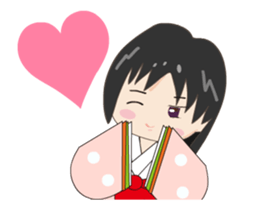 Heian girl sticker #12153926