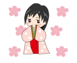 Heian girl sticker #12153928
