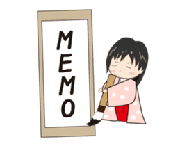 Heian girl sticker #12153930