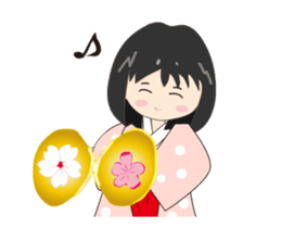 Heian girl sticker #12153931