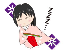 Heian girl sticker #12153934