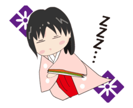 Heian girl sticker #12153934