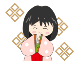 Heian girl sticker #12153935