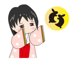 Heian girl sticker #12153940