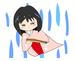 Heian girl sticker #12153941