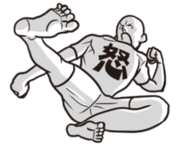 T-shirt bald man sticker #12154302