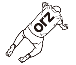 T-shirt bald man sticker #12154303