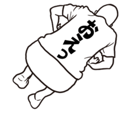 T-shirt bald man sticker #12154318