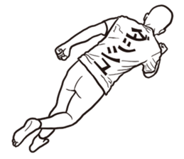 T-shirt bald man sticker #12154330