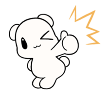 soft bear Sticker move sticker #12154401