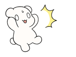 soft bear Sticker move sticker #12154407