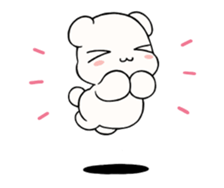 soft bear Sticker move sticker #12154408