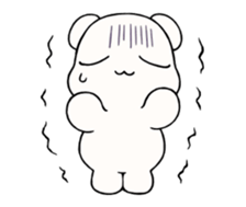 soft bear Sticker move sticker #12154413