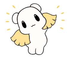 soft bear Sticker move sticker #12154415