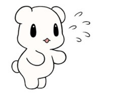 soft bear Sticker move sticker #12154419