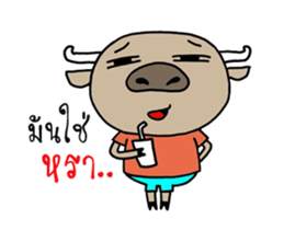 nong-buff and look-chin sticker #12154424