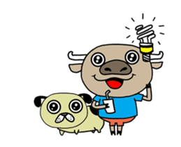 nong-buff and look-chin sticker #12154425