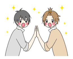 Work! Boys good friend sticker #12154458