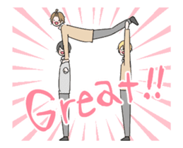 Work! Boys good friend sticker #12154465