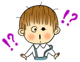 Kindergartner's daily life sticker #12154673