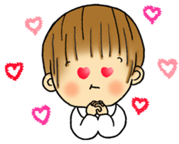 Kindergartner's daily life sticker #12154674