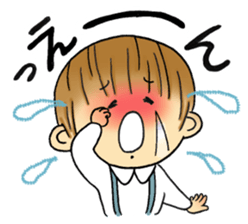 Kindergartner's daily life sticker #12154677