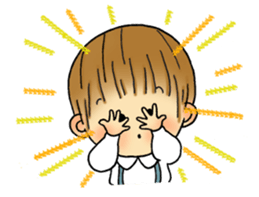 Kindergartner's daily life sticker #12154678