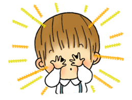 Kindergartner's daily life sticker #12154678