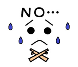 cute face sticker sticker #12155089