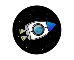 Yukli and the Milky Way sticker #12155558